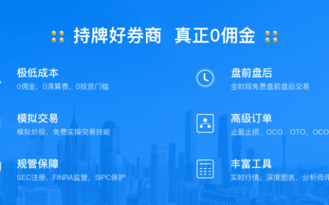 免佣券商微牛证券：0佣金0平台费0机构费+送价值17-1900美元股票+最低550元现金